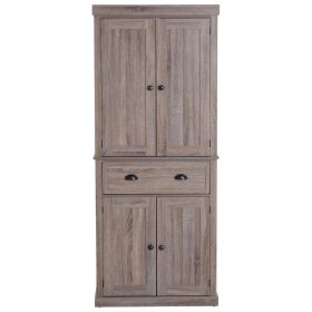 Farmhouse 6ft  Kitchen / Bathroom Storage Pantry Drawer Cabinet Wood Grain