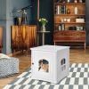 Modern Multipurpose Side Table Nightstand Decorative Pet House