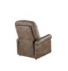 Classic Rolled Arm Power Lift-Chair Recliner - Heat, Adjustable Massage - Plush Seating, High-Grade Polyester Fabric