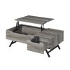 ACME Throm Coffee Table w/Lift Top, Gray Oak Finish LV00832