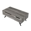 ACME Throm Coffee Table w/Lift Top, Gray Oak Finish LV00832