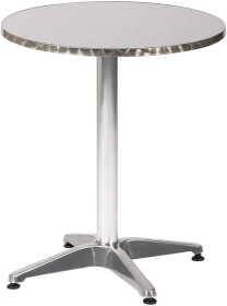 Round Aluminum Table 23.5" Patio Porch Table Outdoor All Weather Lightweight Table Indoor Living Room Bedroom Side Table