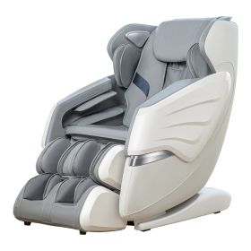 BOSSCARE 2023 Brand New Update GR8686 Massage Chairs with AI Voice, App Control SL Track Zero Gravity Full Body Massage Recliner Gray (Color: as Pic)